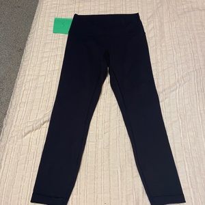 Lululemon wunder under, mid rise, 25” inseam